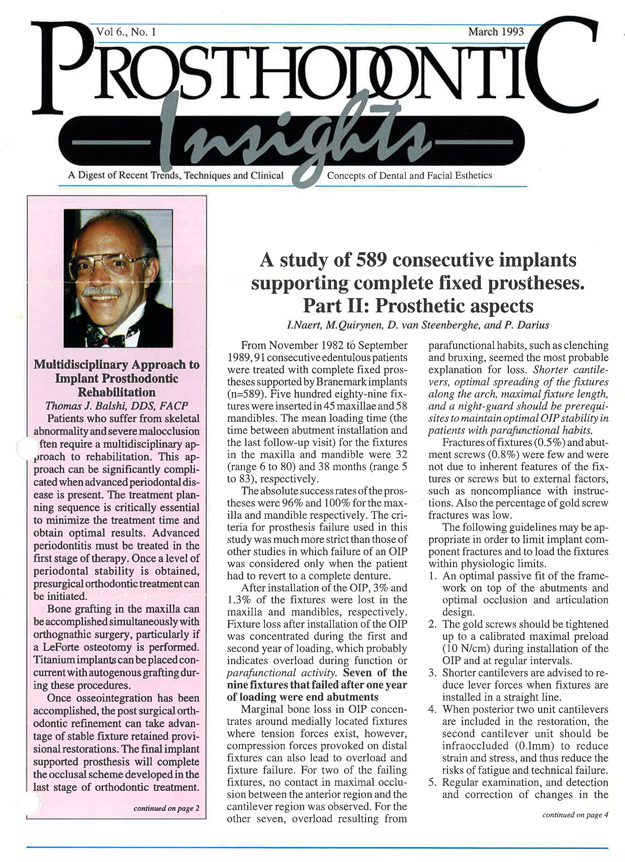 Insights Newsletter Nov 1994